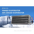 Miniature condenser air-cooled copper tube finned evaporator